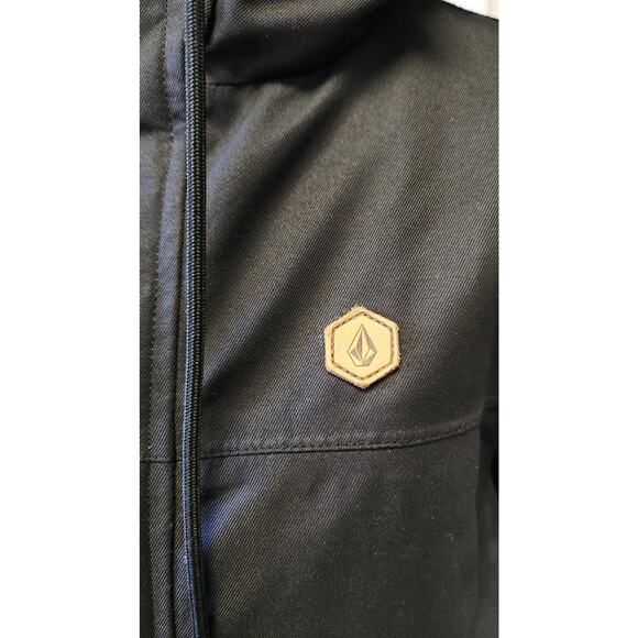 Volcom Bolts Like NEW Black 10K Snowboard Ski Winter Jacket Women Size XS - Picture 7 of 14